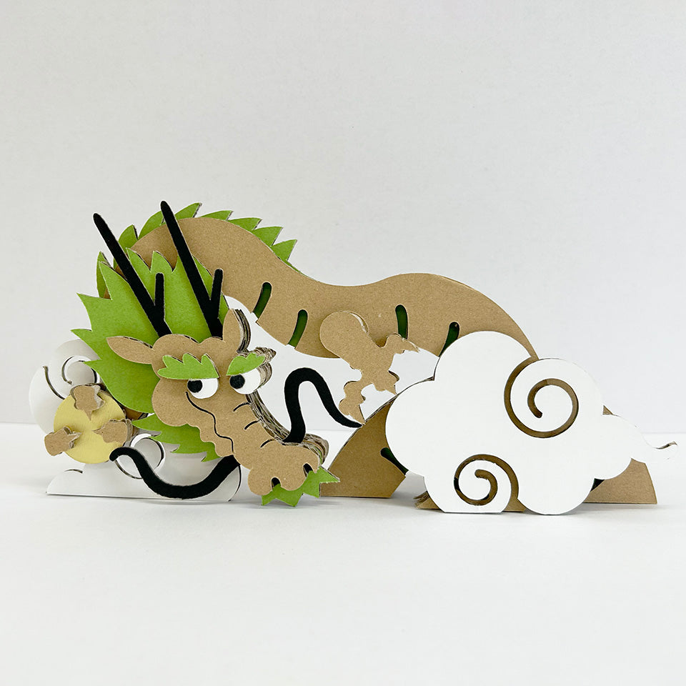 ドラゴン組み立てキット【雲】 – 9D -キューダ-｜九州ダンボール株式会社