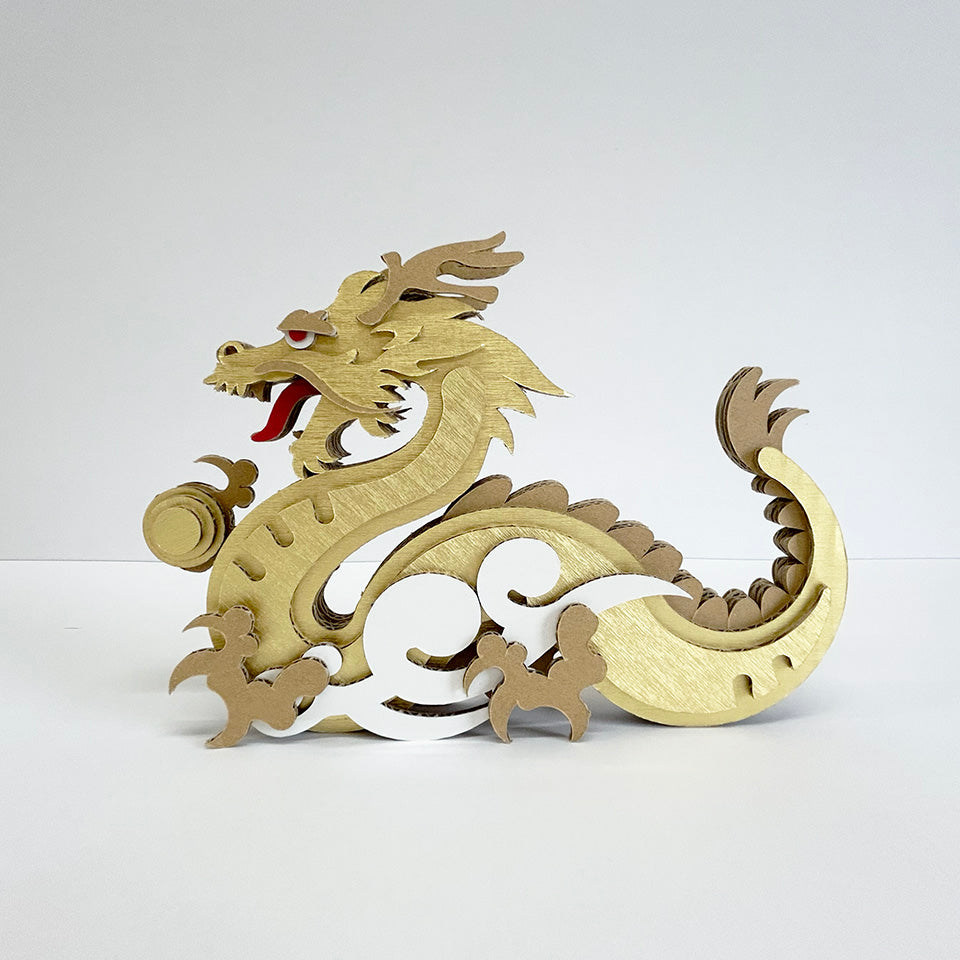 ドラゴン組み立てキット【ゴールド】 – 9D -キューダ-｜九州ダンボール